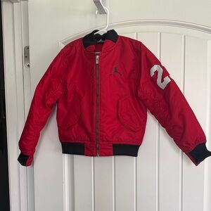 Jordan Red Jacket with Black Accents